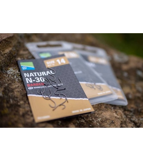 Preston Natural N-30 Hooks 12