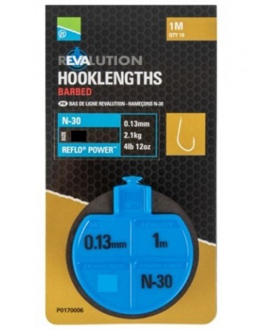 Ami Revalution N30 Hooklengths Size 12 Preston