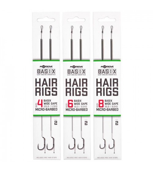 Basix Hair Rigs Wide Gape Con Ardiglione Korda - Feeder Store Basix Hair Rigs Wide Gape Con Ardiglione Korda - Feeder Store