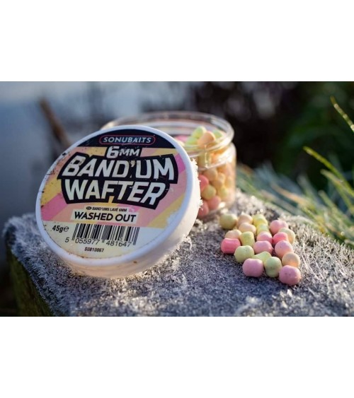 Band'um Wafter 6mm Washed Out Sonubaits - Feeder Store Band'um Wafter 6mm Washed Out Sonubaits - Feeder Store