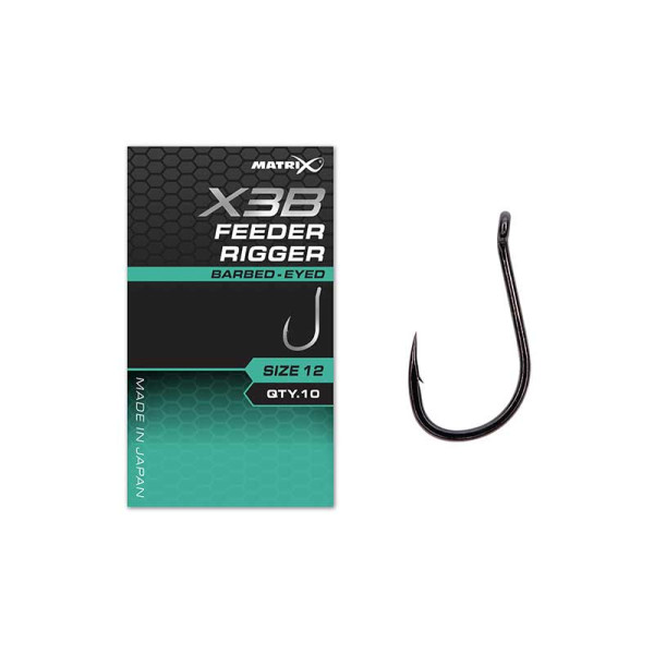Amo X3B Barbed Eyes Feeder Rigger Matrix